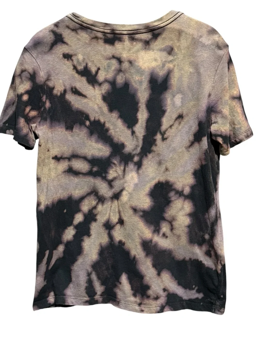 OLD NAVY Bleach Dyed Blue Bronco Graphic Tee L 14/16